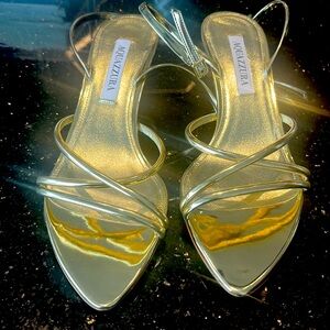 Aquazzura Roy 50 Gold